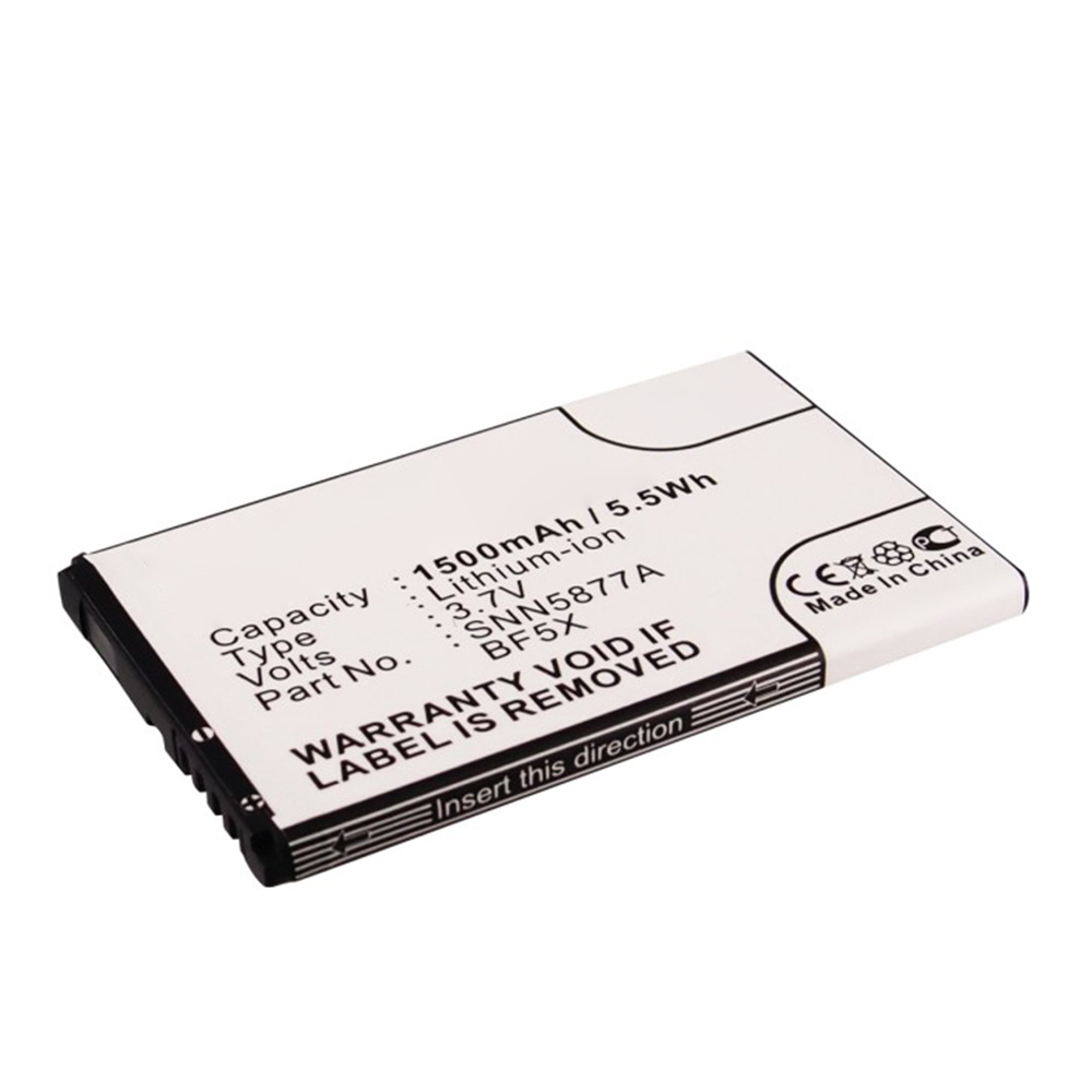 Synergy Digital Cell Phone Battery, Compatible with Motorola BF5X Cell Phone Battery (Li-ion, 3.7V, 1500mAh)