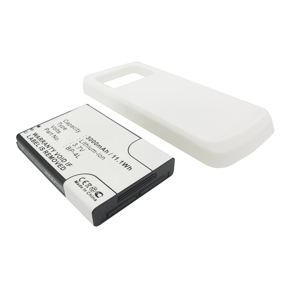 Synergy Digital Cell Phone Battery, Compatible with Nokia BP-4L Cell Phone Battery (Li-ion, 3.7V, 3000mAh)