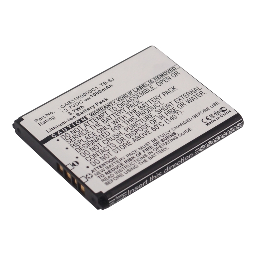 Synergy Digital Cell Phone Battery, Compatible with Alcatel CAB31K0000C1 Cell Phone Battery (Li-ion, 3.7V, 1000mAh)