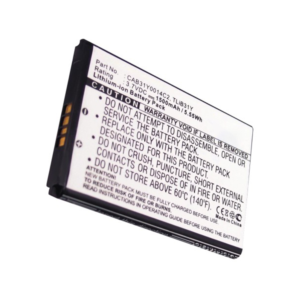 Synergy Digital Cell Phone Battery, Compatible with Alcatel CAB31Y0008C2 Cell Phone Battery (Li-ion, 3.7V, 1500mAh)