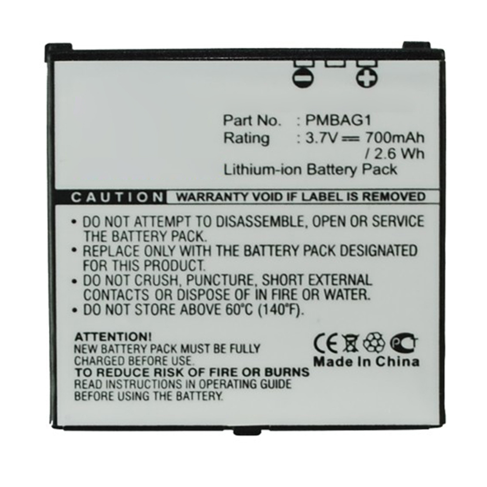 Synergy Digital Cell Phone Battery, Compatible with Panasonic PMBAG1 Cell Phone Battery (Li-ion, 3.7V, 700mAh)