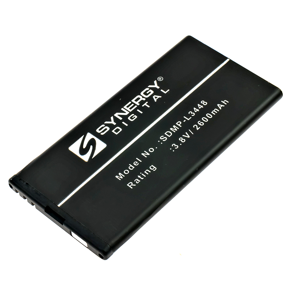 Synergy Digital Battery Compatible With Microsoft BV-T5C Cellphone Battery - (Li-Ion, 3.8V, 2600 mAh / 9.88Wh)