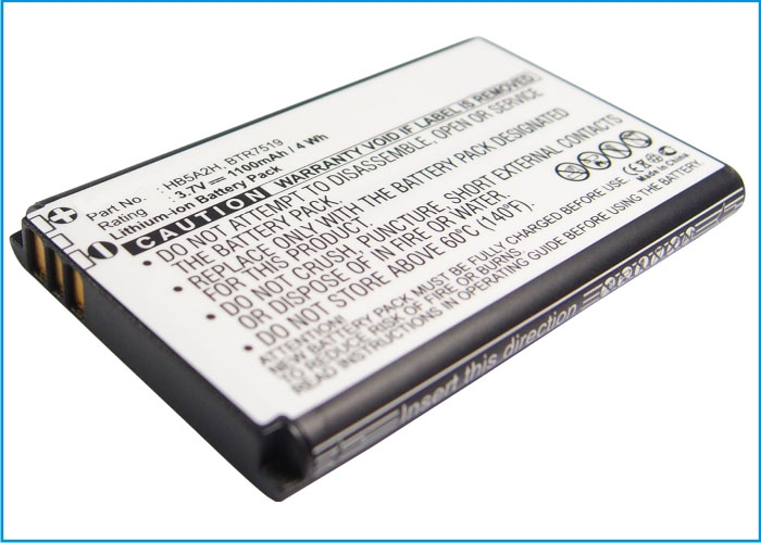 Synergy Digital Cell Phone Battery, Compatiable with Cricket  Cell Phone Battery (3.7V, Li-ion, 1100mAh)