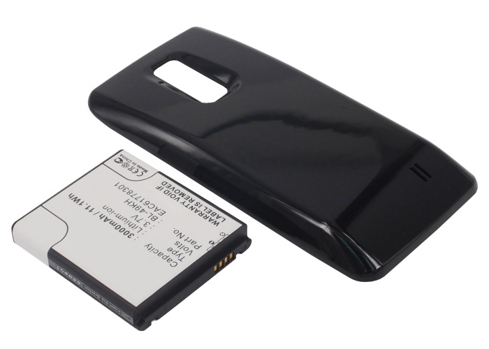 Synergy Digital Cell Phone Battery, Compatiable with LG BL-49KH, EAC61778301 Cell Phone Battery (3.7V, Li-ion, 3000mAh)