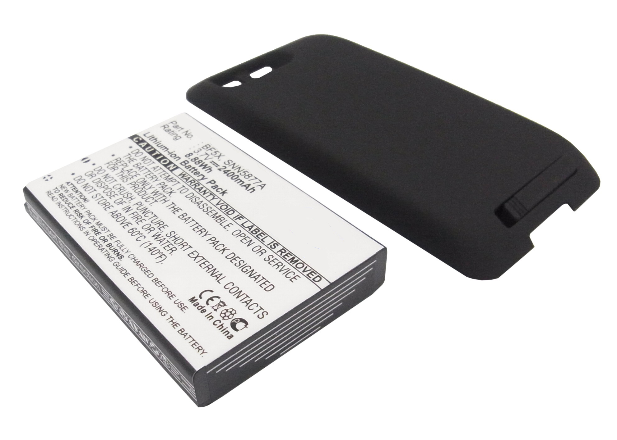Synergy Digital Cell Phone Battery, Compatiable with Motorola BF5X, SNN5877A Cell Phone Battery (3.7V, Li-ion, 2400mAh)