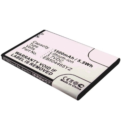 Synergy Digital Cell Phone Battery, Compatiable with Samsung EB504465IZ, EB504465YZ Cell Phone Battery (3.7V, Li-ion, 1500mAh)