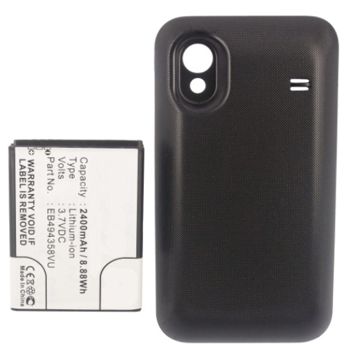 Synergy Digital Cell Phone Battery, Compatiable with Samsung EB494358VU Cell Phone Battery (3.7V, Li-ion, 2400mAh)