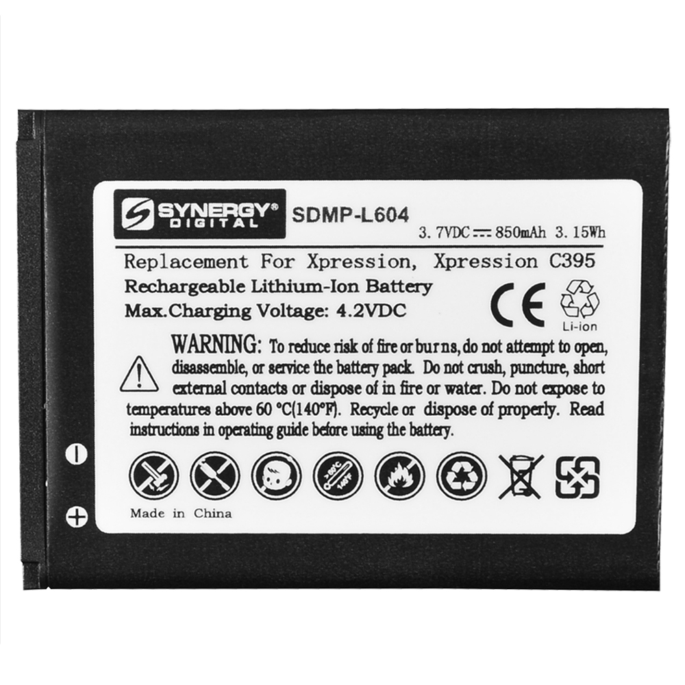SDMP-L604 Li-Ion Battery - Rechargable Ultra High Capacity (Li-Ion, 3.7V 850 mAh) - Replacement For LG BL-40MN Cellphone Battery