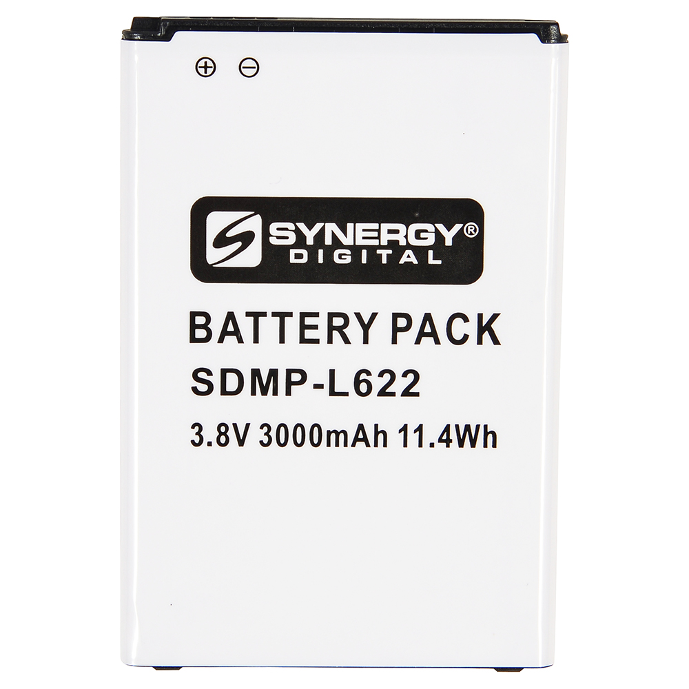 SDMP-L622 Li-Ion Battery - Rechargeable Ultra High Capacity (Li-Ion 3.8V 3000mAh) - Replacement For LG BL-53YH Cellphone Battery