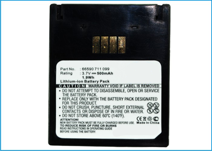 Synergy Digital Cell Phone Battery, Compatiable with Easypack 66590 711 099 Cell Phone Battery (3.7V, Li-ion, 500mAh)