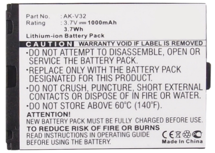 Synergy Digital Cell Phone Battery, Compatiable with Emporia AK-V32 Cell Phone Battery (3.7V, Li-ion, 1000mAh)