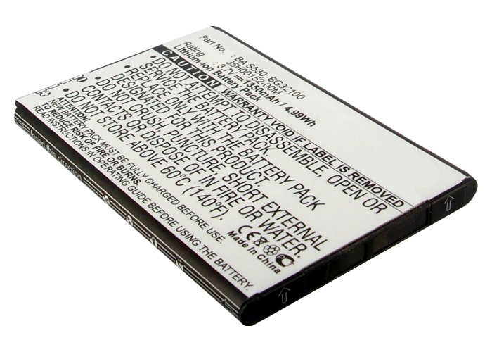 Synergy Digital Cell Phone Battery, Compatible with Google 35H00152-00M, 35H00159-00M, BA S530, BA S590, BG32100, BH11100 Cell Phone Battery (3.7V, Li-ion, 1350mAh)