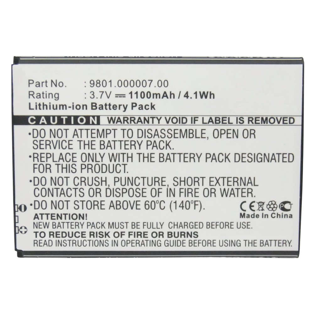Synergy Digital Cell Phone Battery, Compatible with BLAUPUNKT 9801.000007.00 Cell Phone Battery (Li-ion, 3.7V, 1100mAh)