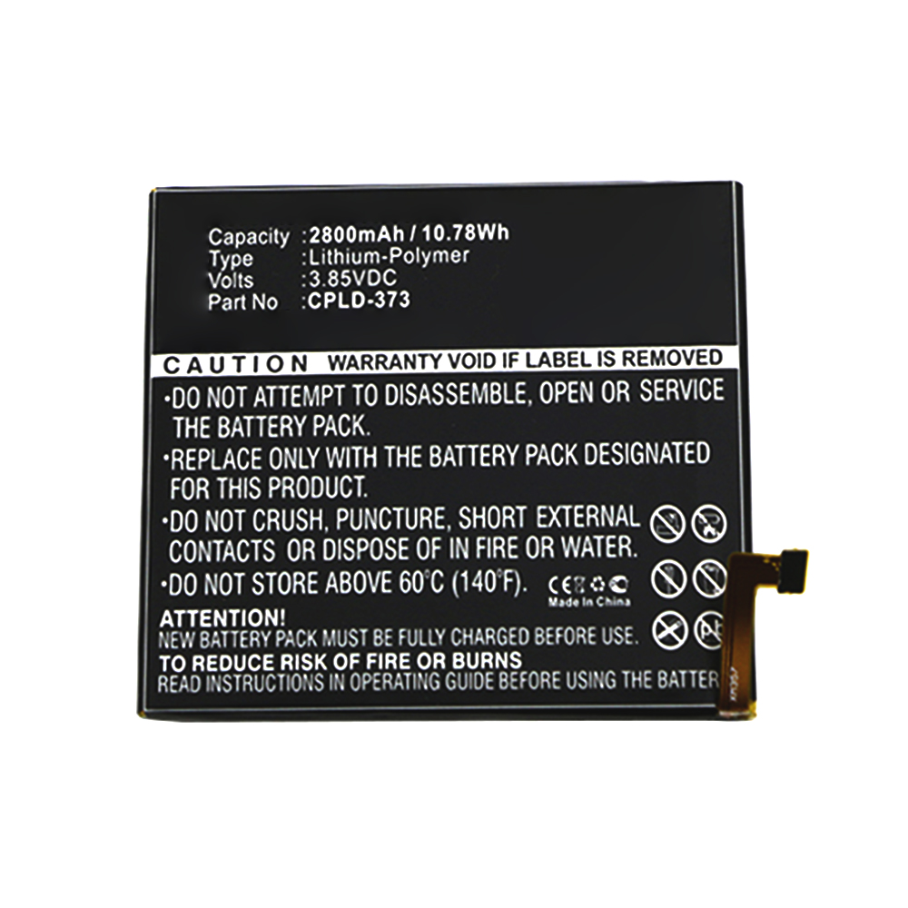 Synergy Digital Cell Phone Battery, Compatible with Coolpad CPLD-373 Cell Phone Battery (Li-Pol, 3.85V, 2800mAh)