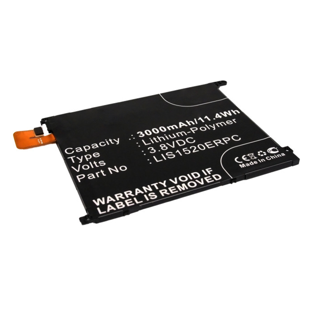 Synergy Digital Cell Phone Battery, Compatible with Sony Ericsson 1270-8451.2, 1ICP3/82/95, LIS1520ERPC Cell Phone Battery (3.8V, Li-Pol, 3000mAh)