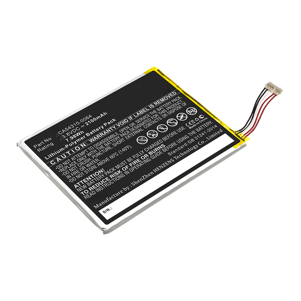 Synergy Digital Cell Phone Battery, Compatible with Fujitsu CA54310-0064 Cell Phone Battery (3.8V, Li-Pol, 2100mAh)