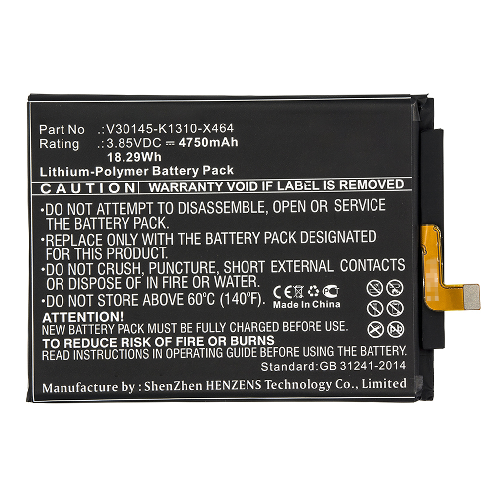 Synergy Digital Cell Phone Battery, Compatible with Gigaset V30145-K1310-X464 Cell Phone Battery (3.85V, Li-Pol, 4750mAh)