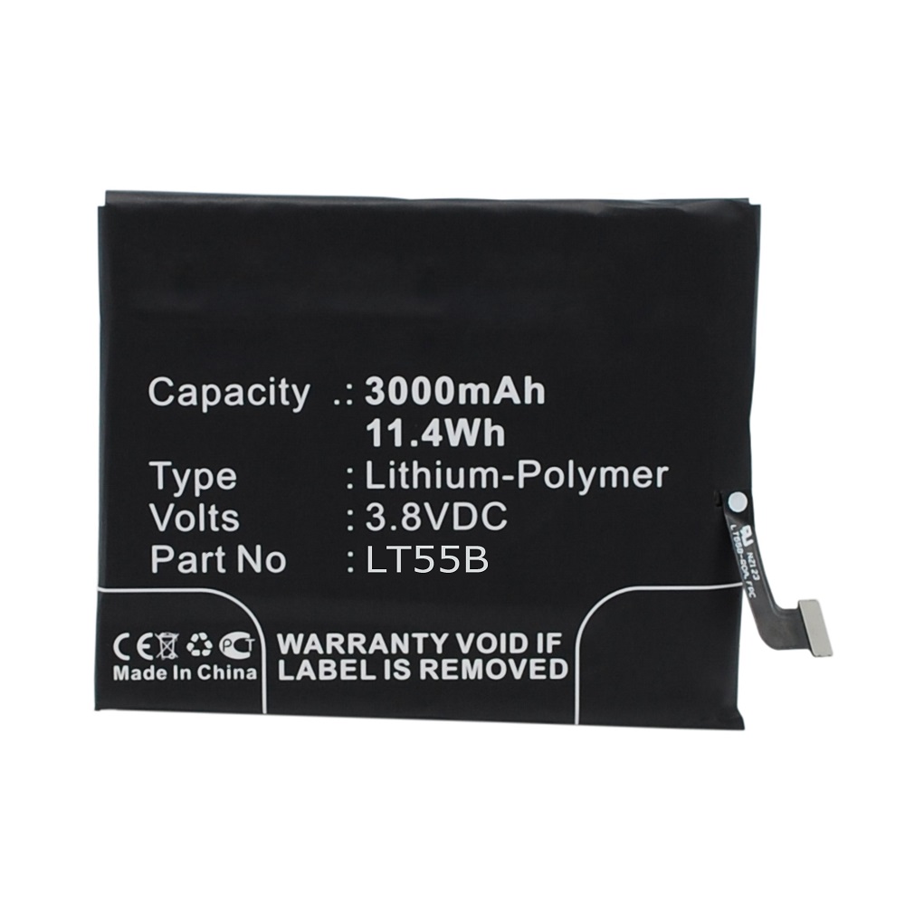 Synergy Digital Cell Phone Battery, Compatible with LeTV LT55B Cell Phone Battery (Li-Pol, 3.8V, 3000mAh)