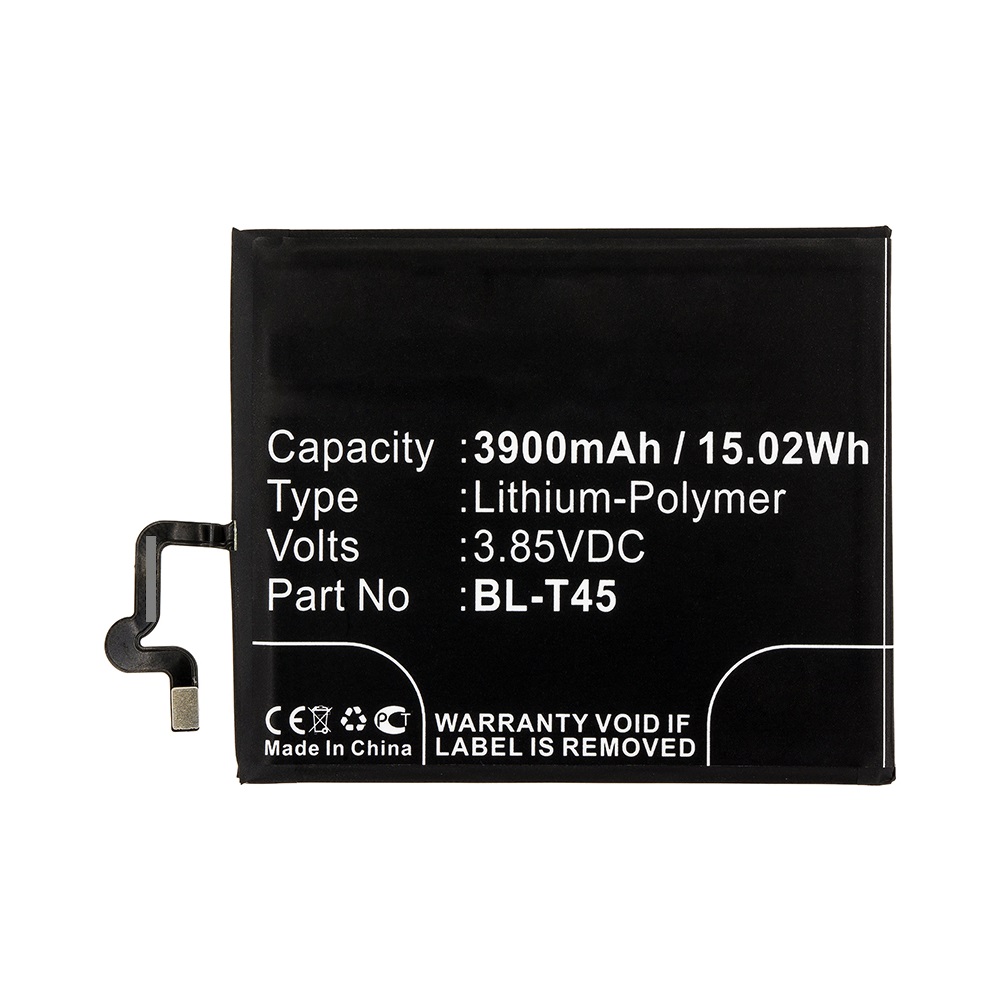 Synergy Digital Cell Phone Battery, Compatible with LG BL-T45 Cell Phone Battery (Li-Pol, 3.85V, 3900mAh)