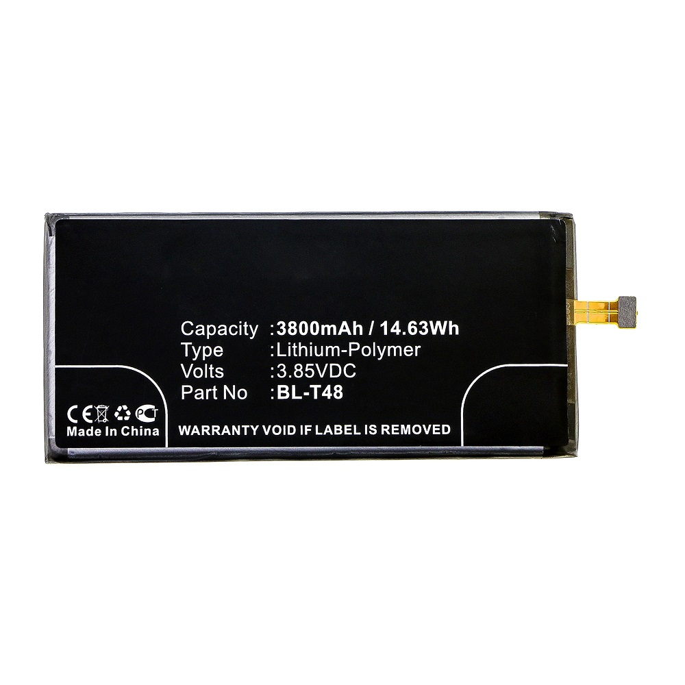 Synergy Digital Cell Phone Battery, Compatible with LG BL-T48 Cell Phone Battery (Li-Pol, 3.85V, 3800mAh)