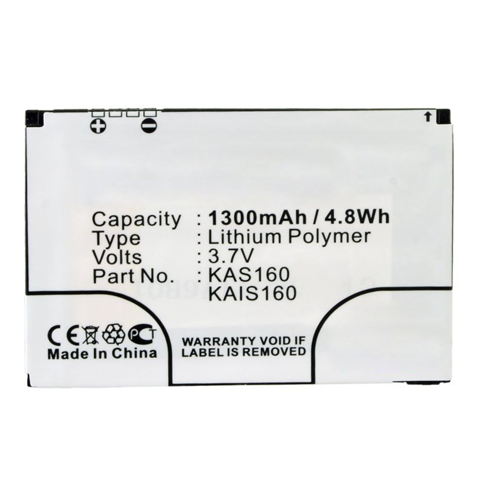 Synergy Digital Cell Phone Battery, Compatible with HTC 35H00086-00M Cell Phone Battery (Li-Pol, 3.7V, 1300mAh)