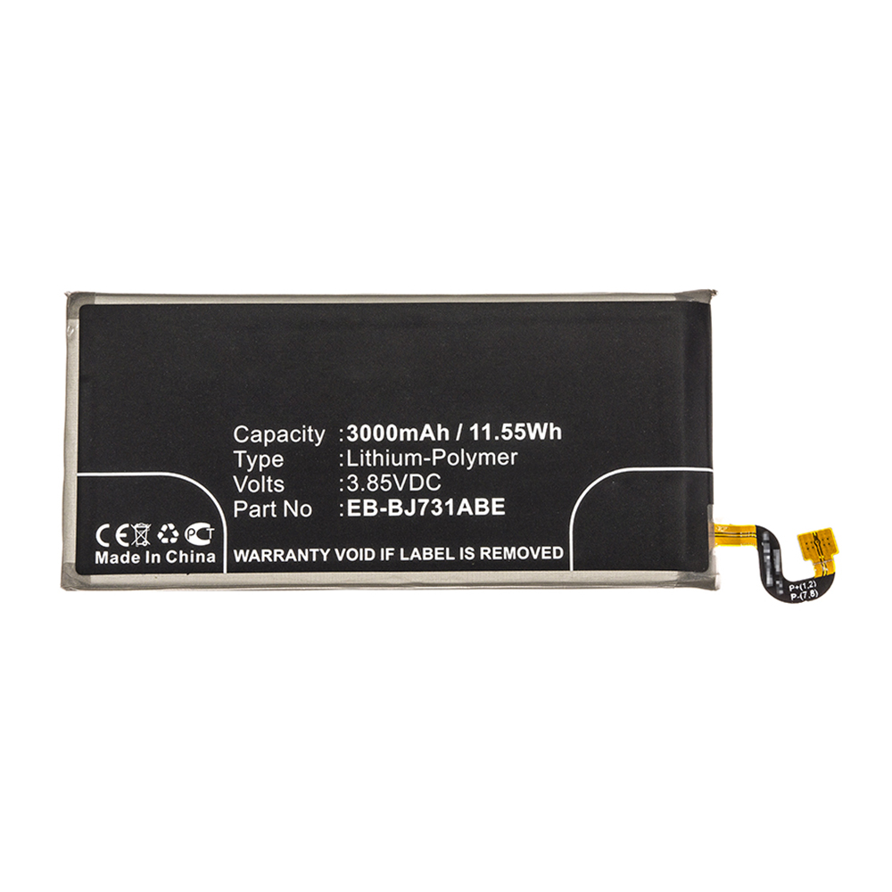 Synergy Digital Cell Phone Battery, Compatible with Samsung EB-BJ731ABE Cell Phone Battery (Li-Pol, 3.85V, 3000mAh)