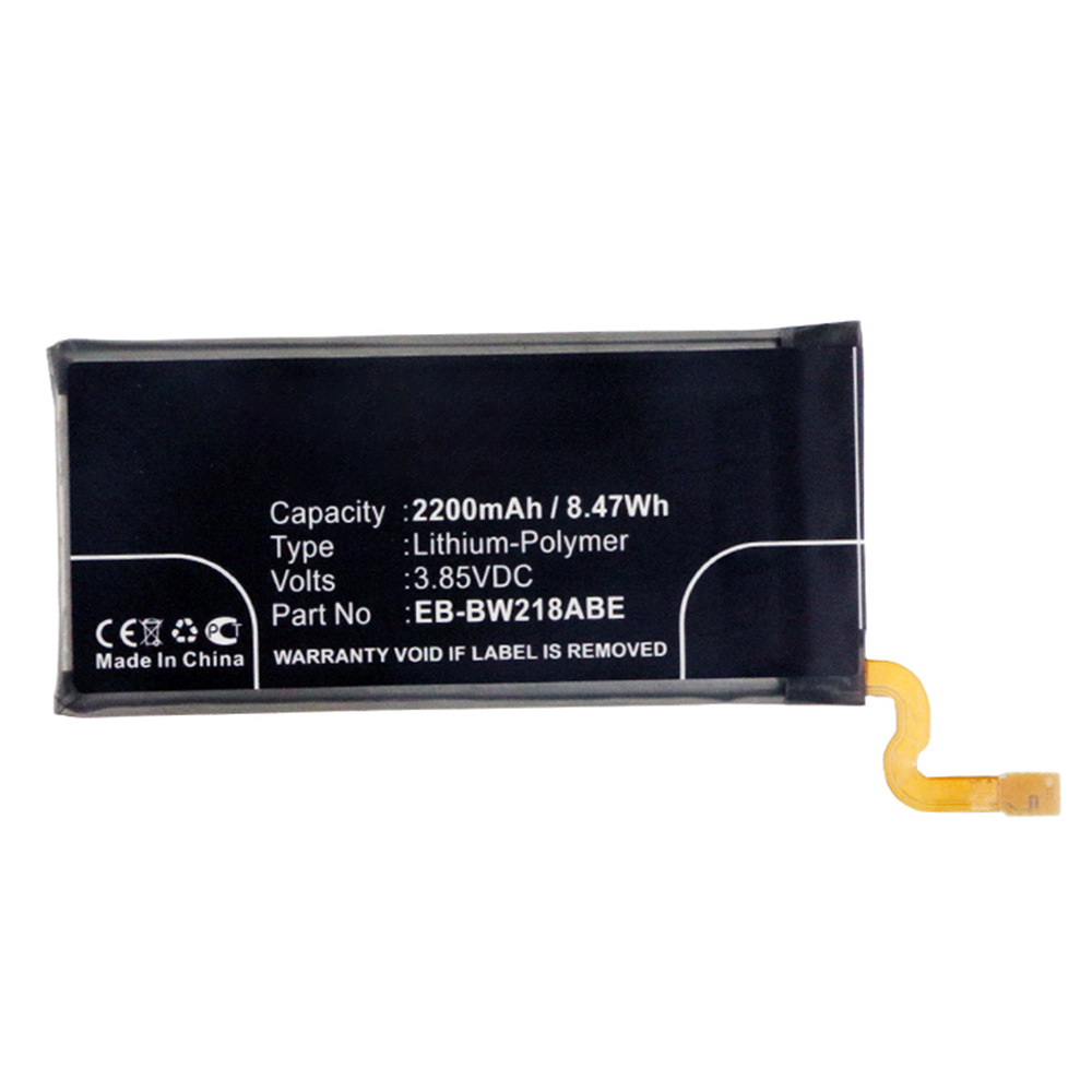 Synergy Digital Cell Phone Battery, Compatible with Samsung EB-BW218ABE Cell Phone Battery (Li-Pol, 3.85V, 2200mAh)