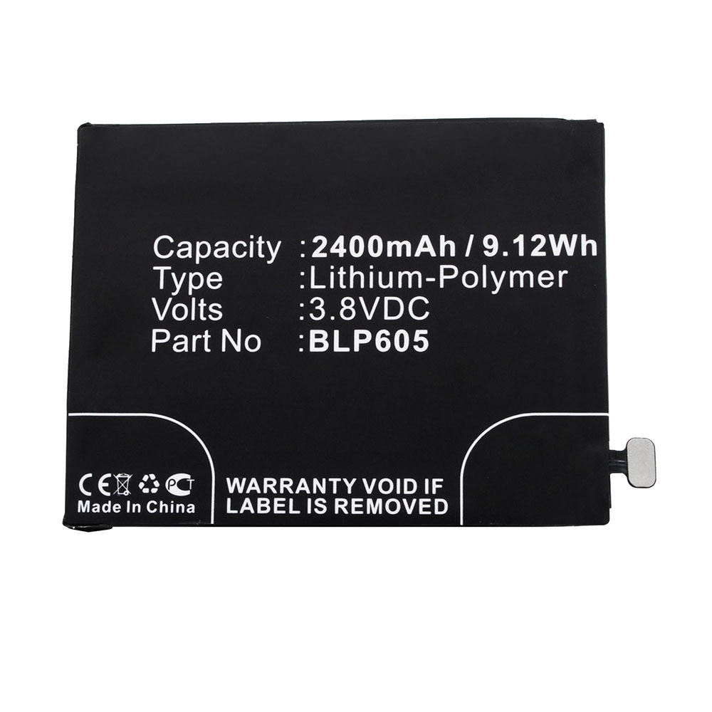 Synergy Digital Cell Phone Battery, Compatible with BLP605 Cell Phone Battery (3.8V, Li-Pol, 2400mAh)