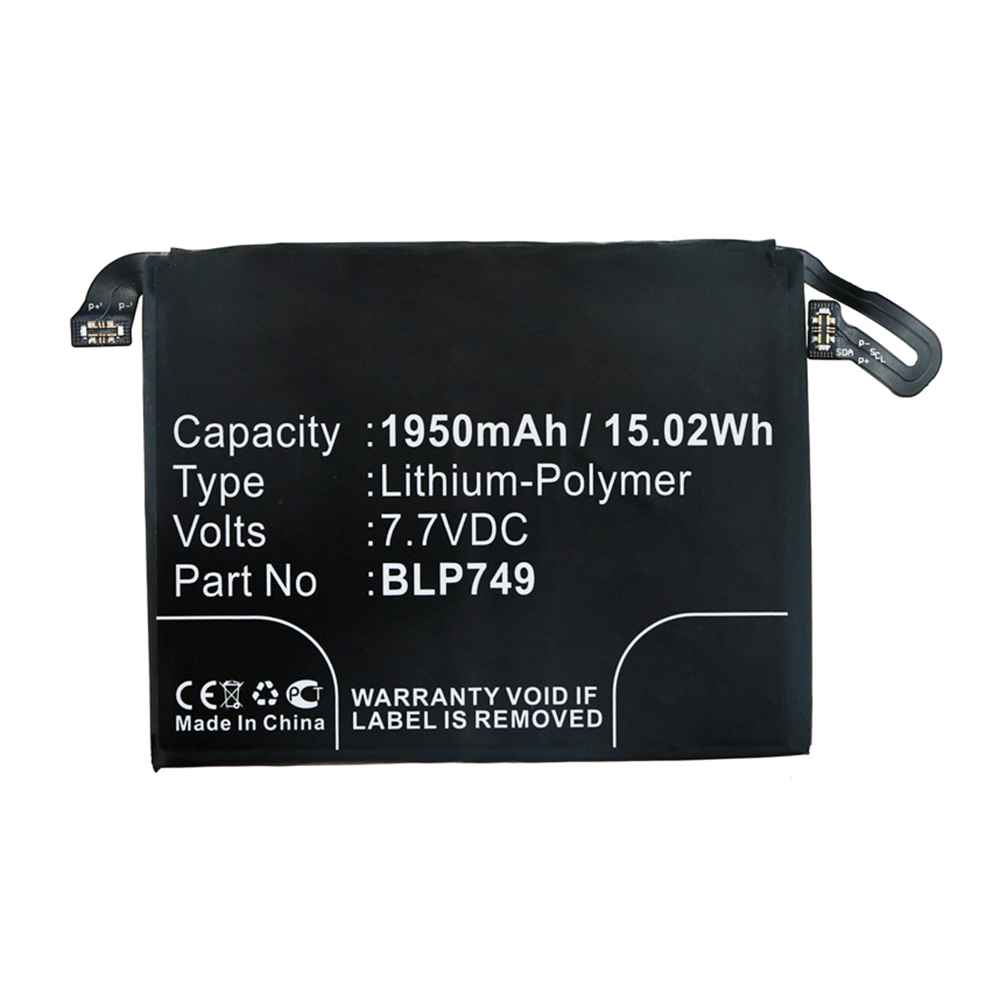 Synergy Digital Cell Phone Battery, Compatible with BLP749 Cell Phone Battery (7.7V, Li-Pol, 1950mAh)