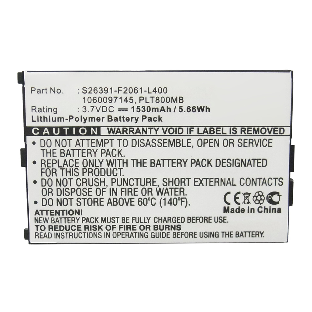 Synergy Digital Cell Phone Battery, Compatible with Fujitsu PLT800MB Cell Phone Battery (Li-Pol, 3.7V, 1530mAh)