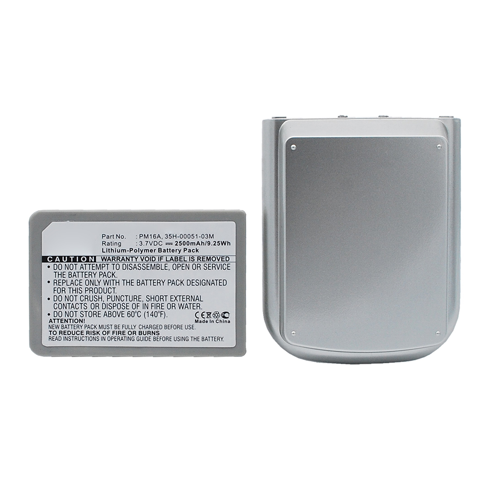 Synergy Digital Cell Phone Battery, Compatible with HTC PM16A Cell Phone Battery (Li-Pol, 3.7V, 2500mAh)