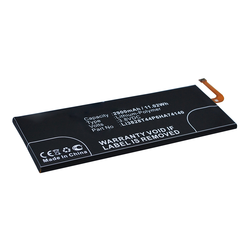 Synergy Digital Cell Phone Battery, Compatible with ZTE Li3829T44P6HA74140 Cell Phone Battery (Li-pol, 3.8V, 2900mAh)