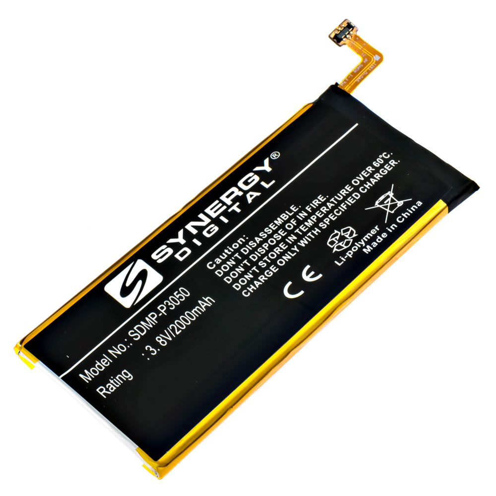Synergy Digital Battery Compatible With Alcatel TLP025C1 Cellphone Battery - (Li-Pol, 3.8V, 2000 mAh / 7.60Wh)