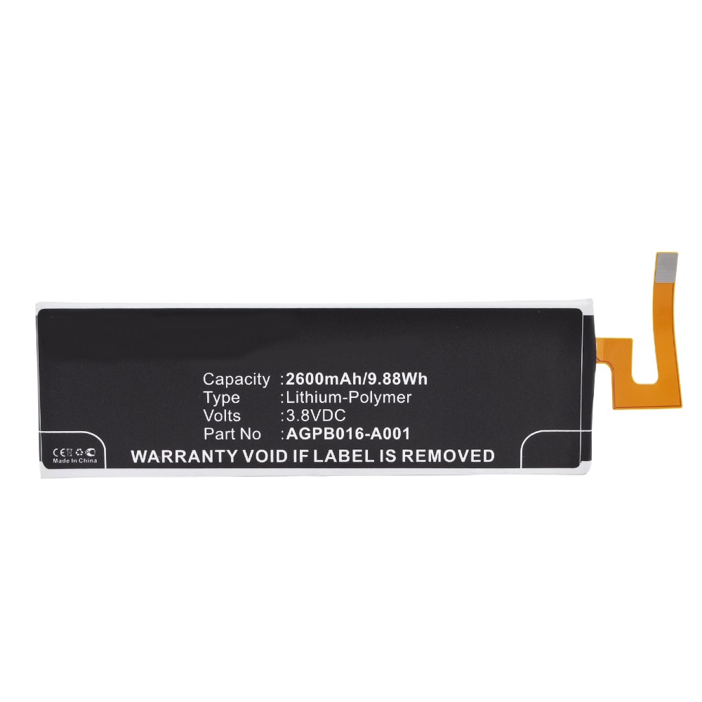 Synergy Digital Battery Compatible With Sony Ericsson AGPB016-A001 Cellphone Battery - (Li-Pol, 3.8V, 2600 mAh / 9.88Wh)