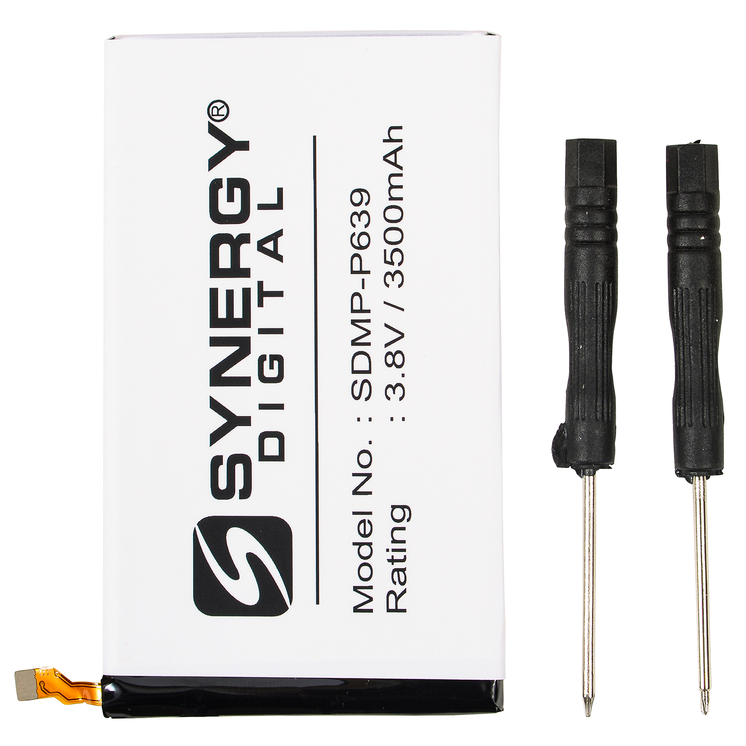 SDMP-P639 Li-Pol Internal Battery - Rechargable Ultra High Capacity (Li-Pol 3.8V 3500 mAh) - Replacement For Motorola EU40 Cellphone Battery - Installtion Tools Included
