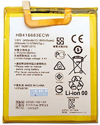 Huawei HB416683ECW Battery Replacement - (Li-Pol, 3.8V, 3500mAh) Ultra High Capacity Battery