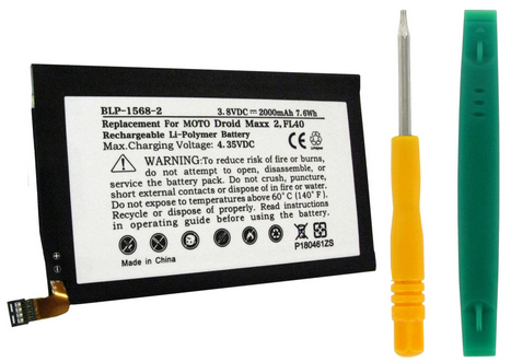 Motorola FL40 Battery Replacement - (Li-Pol, 3.8V, 2000mAh) Ultra High Capacity Battery