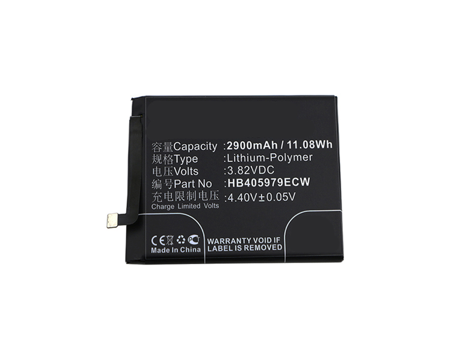 Synergy Digital Cell Phone Battery, Compatiable with HUAWEI HB405979ECW Cell Phone Battery (3.82V, Li-Pol, 2900mAh)
