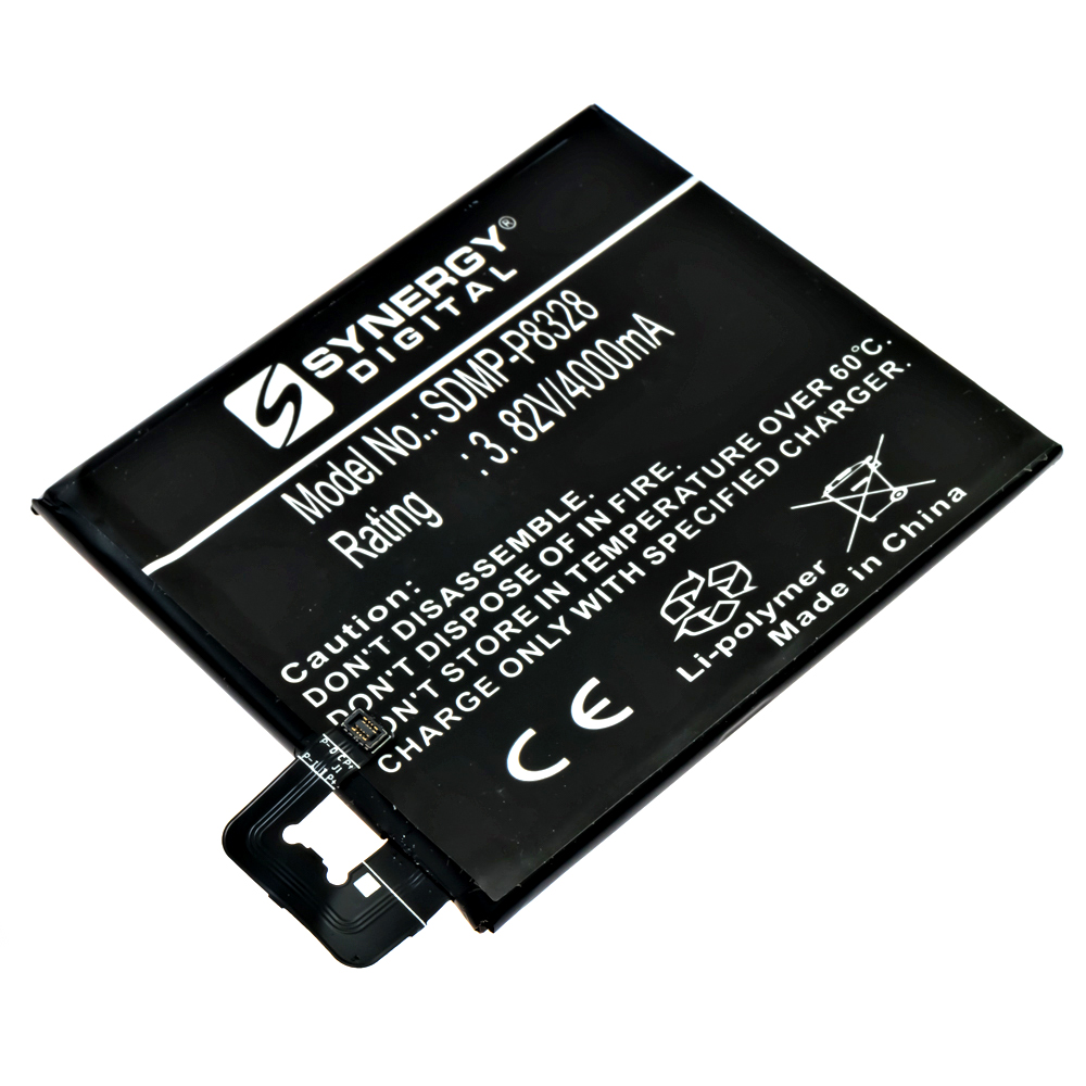 Synergy Digital Cell Phone Battery, Compatiable with Lenovo L16D1P31 Cell Phone Battery (3.82V, Li-Pol, 4000mAh)
