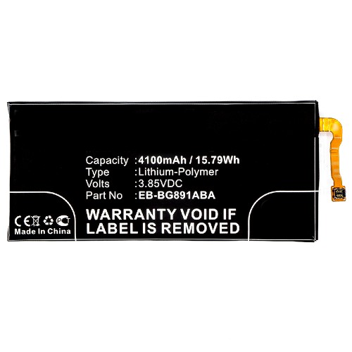 Synergy Digital Cell Phone Battery, Compatible with Samsung EB-BG891ABA, EB-EG891ABA Cell Phone Battery (3.85V, Li-Pol, 4100mAh)