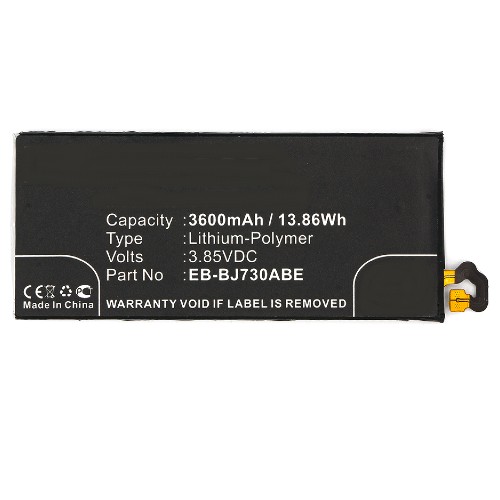 Synergy Digital Cell Phone Battery, Compatiable with Samsung EB-BJ730ABE Cell Phone Battery (3.85V, Li-Pol, 3600mAh)