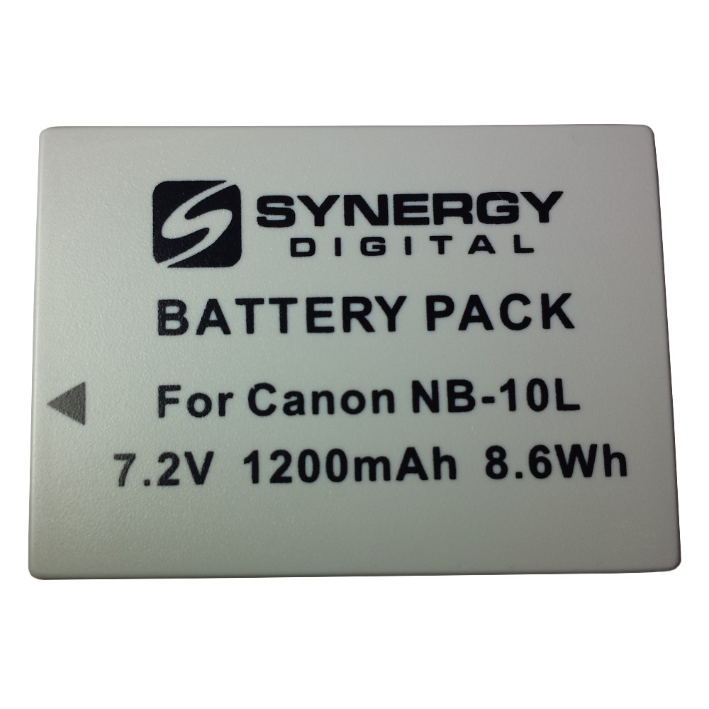 SDNB10L Rechargeable Lithium-Ion Replacement Battery Pack - (7.2V 1200 mAh) - Replacement Battery For Canon NB-10L Rechargeable Battery
