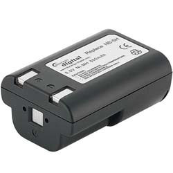 SDNB5H NI-MH Battery - Rechargeable Ultra High Capacity (6.0V 800 mAh) - Replacement for Canon NB-5H Battery
