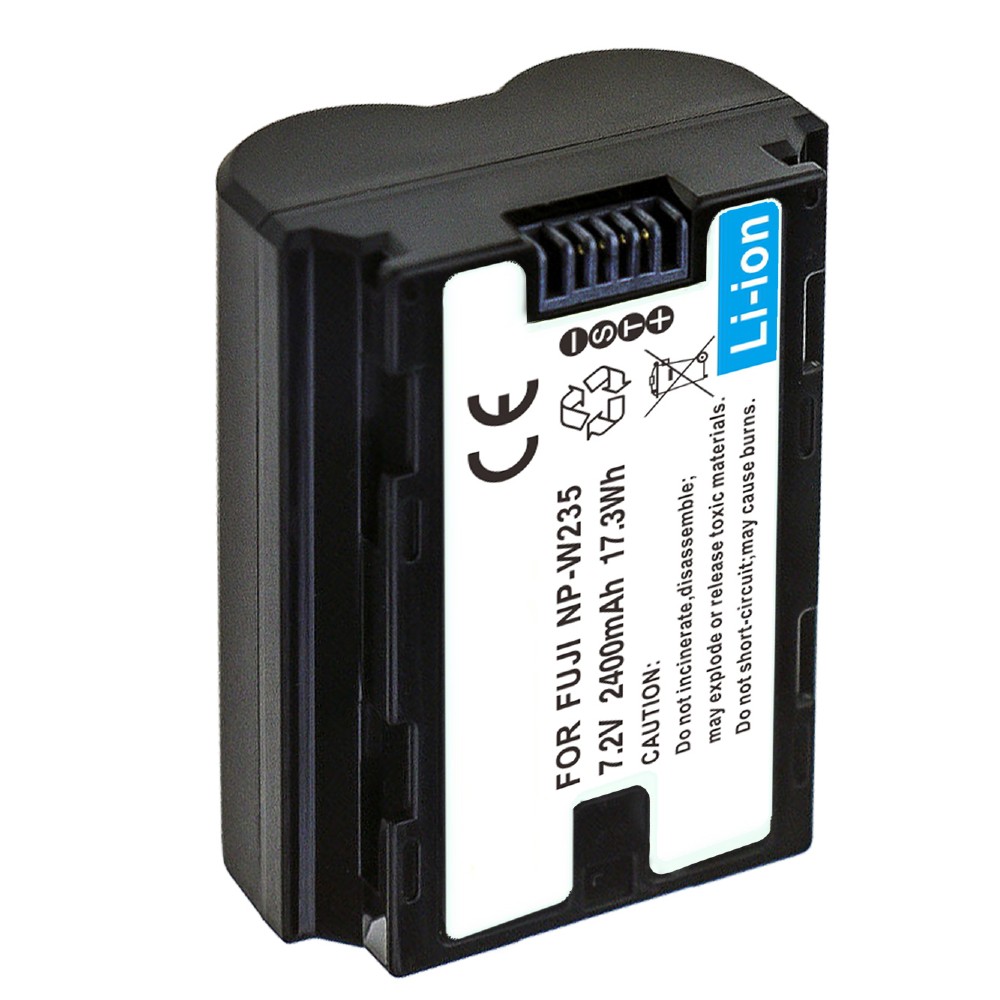 Synergy Digital Digital Camera Battery, Compatible with Fujifilm NP-W235 Digital Camera Battery (Li-ion, 7.2V, 2400mAh)