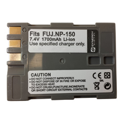 Fuji NP-150 Battery Replacement (1700mAh) Rechargeable for Fuji S5 Pro Digital cameras
