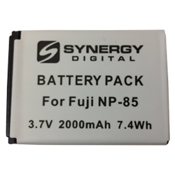 SDNP85 Lithium-ion Rechargeable Battery - Ultra High Capacity (3.7V 2000 mAh) - Replacement for the Fuji NP-85 Camera Battery