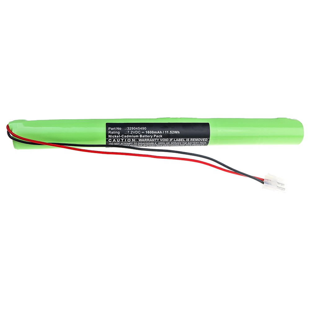 Synergy Digital Emergency Lighting Battery, Compatible with BAES 329045490 Emergency Lighting Battery (Ni-CD, 7.2V, 1600mAh)