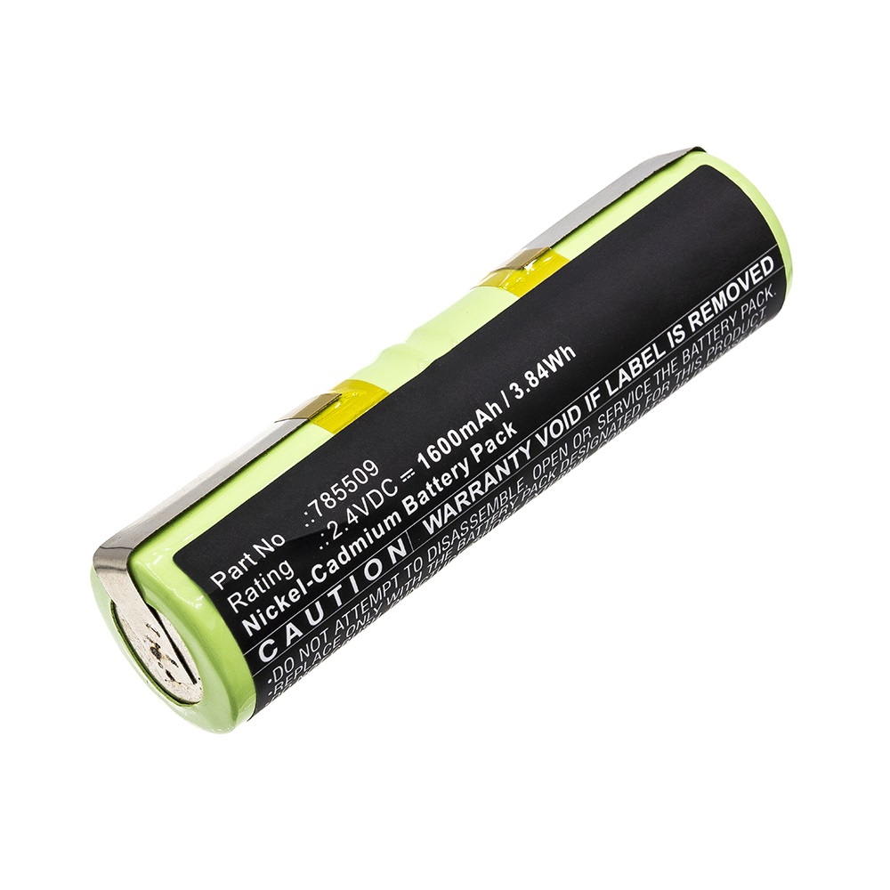 Synergy Digital Emergency Lighting Battery, Compatible with SAFT 785509 Emergency Lighting Battery (Ni-CD, 2.4V, 1600mAh)