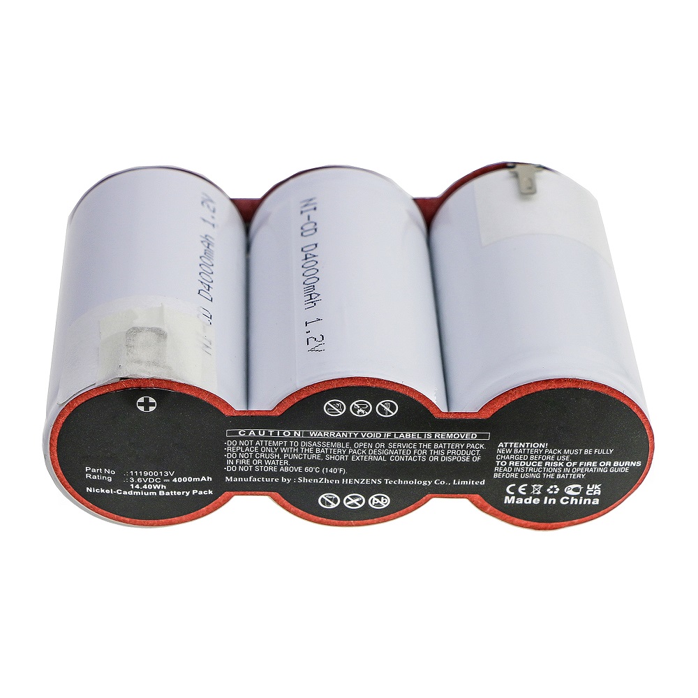 Synergy Digital Emergency Lighting Battery, Compatible with Van Lien 11190013V Emergency Lighting Battery (Ni-CD, 3.6V, 4000mAh)
