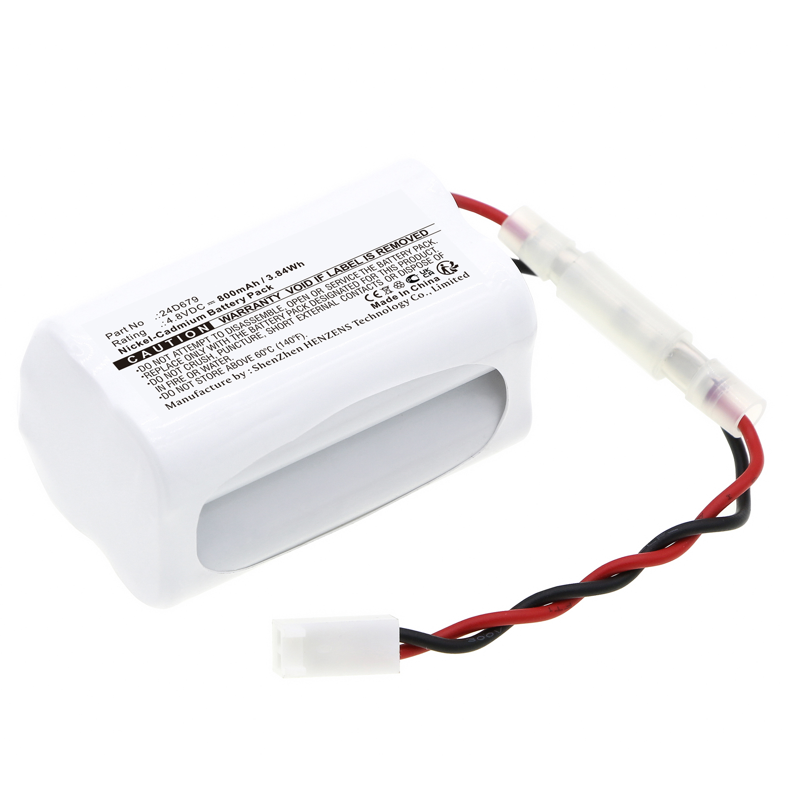 Synergy Digital Emergency Lighting Battery, Compatible with DUAL-LITE 929842-6 Emergency Lighting Battery (Ni-CD, 4.8V, 800mAh)
